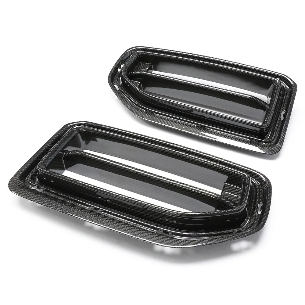 Dry Carbon Fiber Front Bumper Grille YG Style for  G87 M2 2022+ Body Kit